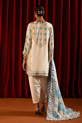 Unstitched Winter Linen 3 Piece Suit